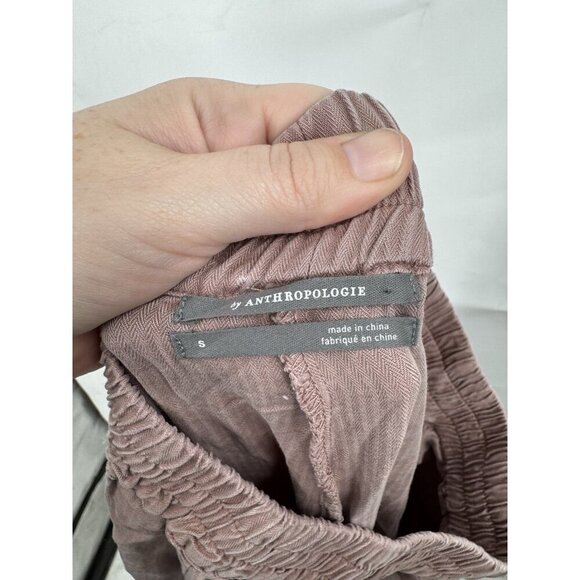 Anthropologie Cargo Jogger Pant Women Small Pink Grunge Retro Minimalist Preppy - Picture 4 of 10